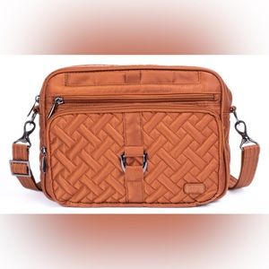 Lug Carousel XL Crossbody Copper Brown NWT